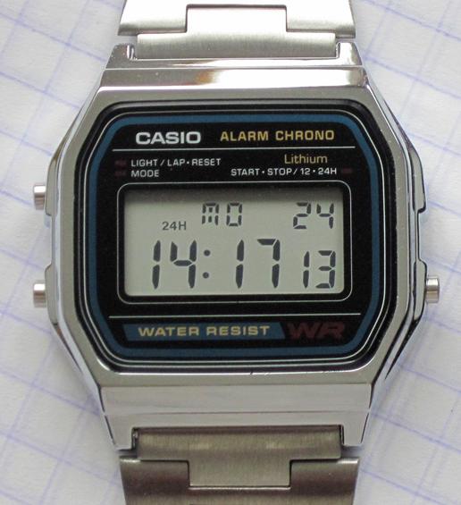 A158WA — Casio Vintage metal-band classic