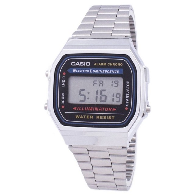 A168WA — Casio Vintage EL-backlight metal classic