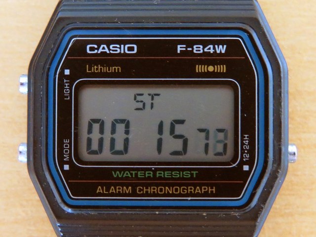 F-84W — Casio Standard (early 'boy size')