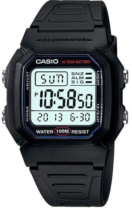 W-800H — Casio Vintage-line digital sports watch