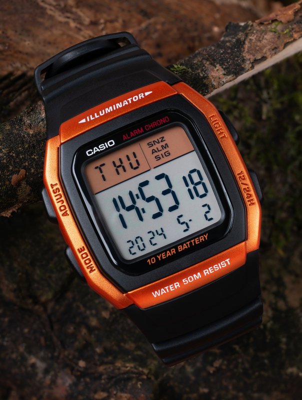 W-96H — Casio dual-time Illuminator